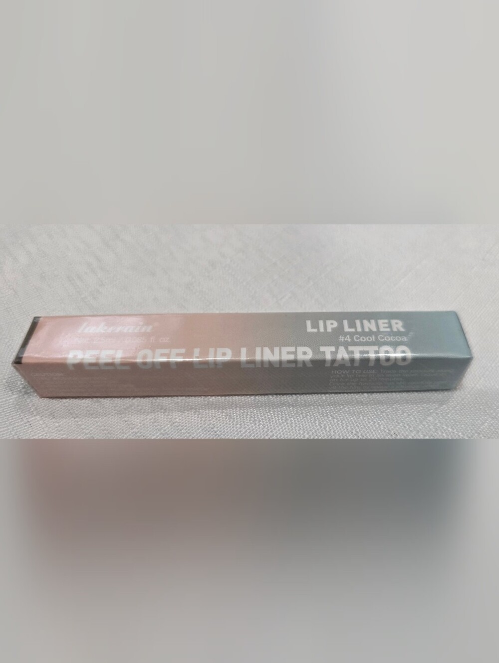 Peel-Off Lip Liner Tattoo - Cool Cocoa